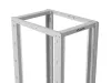 Lanberg OR01-6042-S 19" 42U SZÉL:600mm MÉLY:1000mm MAG:2118mm lapraszerelt szürke rack keret