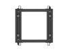 Lanberg OR01-6109-B 19" 9U SZÉL:600mm MÉLY:600-1100mm MAG:577mm lapraszerelt fekete állítható rack keret