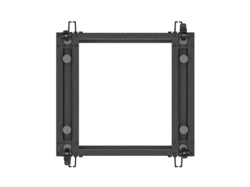 Lanberg OR01-6109-B 19" 9U SZÉL:600mm MÉLY:600-1100mm MAG:577mm lapraszerelt fekete állítható rack keret