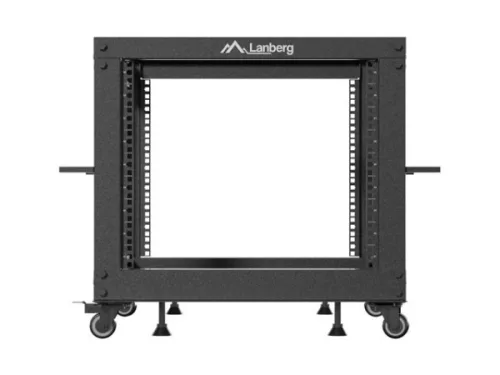 Lanberg OR01-6109-B 19" 9U SZÉL:600mm MÉLY:600-1100mm MAG:577mm lapraszerelt fekete állítható rack keret