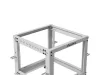 Lanberg OR01-6109-S 19" 9U SZÉL:600mm MÉLY:600-1100mm MAG:577mm lapraszerelt szürke állítható rack keret