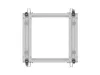 Lanberg OR01-6109-S 19" 9U SZÉL:600mm MÉLY:600-1100mm MAG:577mm lapraszerelt szürke állítható rack keret
