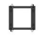 Lanberg OR01-6112-B 19" 12U SZÉL:600mm MÉLY:600-1100mm MAG:711mm lapraszerelt fekete állítható rack keret