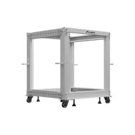   Lanberg OR01-6112-S 19" 12U SZÉL:600mm MÉLY:600-1100mm MAG:711mm lapraszerelt szürke állítható rack keret