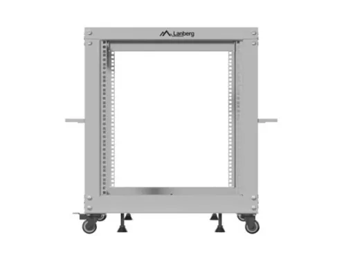 Lanberg OR01-6112-S 19" 12U SZÉL:600mm MÉLY:600-1100mm MAG:711mm lapraszerelt szürke állítható rack keret