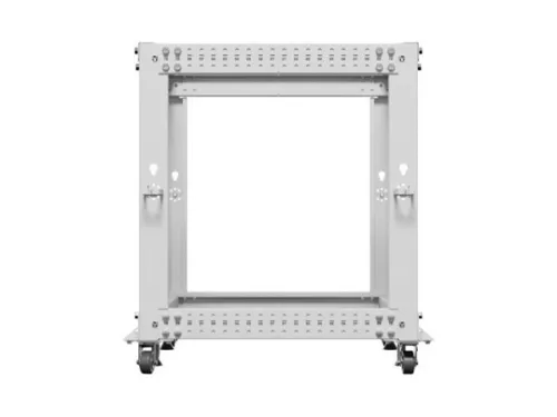 Lanberg OR01-6112-S 19" 12U SZÉL:600mm MÉLY:600-1100mm MAG:711mm lapraszerelt szürke állítható rack keret