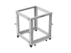 Lanberg OR01-6112-S 19" 12U SZÉL:600mm MÉLY:600-1100mm MAG:711mm lapraszerelt szürke állítható rack keret