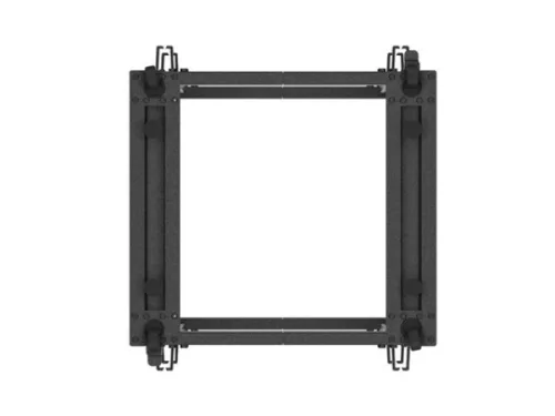 Lanberg OR01-6115-B 19" 15U SZÉL:600mm MÉLY:600-1100mm MAG:844mm lapraszerelt fekete állítható rack keret