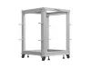 Lanberg OR01-6115-S 19" 15U SZÉL:600mm MÉLY:600-1100mm MAG:844mm lapraszerelt szürke állítható rack keret