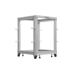   Lanberg OR01-6115-S 19" 15U SZÉL:600mm MÉLY:600-1100mm MAG:844mm lapraszerelt szürke állítható rack keret
