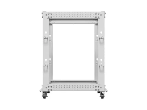 Lanberg OR01-6115-S 19" 15U SZÉL:600mm MÉLY:600-1100mm MAG:844mm lapraszerelt szürke állítható rack keret