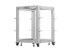 Lanberg OR01-6115-S 19" 15U SZÉL:600mm MÉLY:600-1100mm MAG:844mm lapraszerelt szürke állítható rack keret