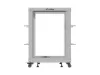 Lanberg OR01-6115-S 19" 15U SZÉL:600mm MÉLY:600-1100mm MAG:844mm lapraszerelt szürke állítható rack keret