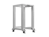 Lanberg OR01-6818-S 19" 18U SZÉL:600mm MÉLY:800mm MAG:981mm lapraszerelt szürke rack keret