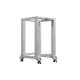 Lanberg OR01-6818-S 19" 18U SZÉL:600mm MÉLY:800mm MAG:981mm lapraszerelt szürke rack keret