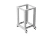 Lanberg OR01-6818-S 19" 18U SZÉL:600mm MÉLY:800mm MAG:981mm lapraszerelt szürke rack keret