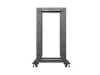 Lanberg OR01-6822-B 19" 22U SZÉL:600mm MÉLY:800mm MAG:1249mm lapraszerelt fekete rack keret