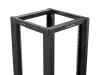 Lanberg OR01-6822-B 19" 22U SZÉL:600mm MÉLY:800mm MAG:1249mm lapraszerelt fekete rack keret