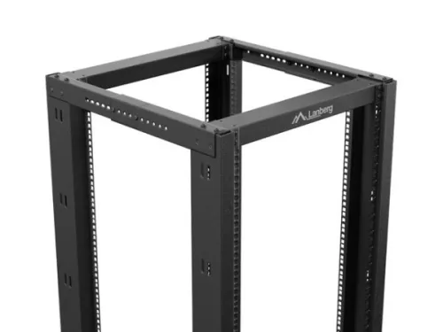 Lanberg OR01-6822-B 19" 22U SZÉL:600mm MÉLY:800mm MAG:1249mm lapraszerelt fekete rack keret