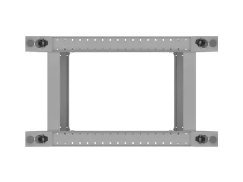 Lanberg OR01-6822-S 19" 22U SZÉL:600mm MÉLY:800mm MAG:1249mm lapraszerelt szürke rack keret
