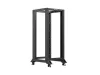 Lanberg OR01-6827-B 19" 27U SZÉL:600mm MÉLY:800mm MAG:1472mm lapraszerelt fekete rack keret