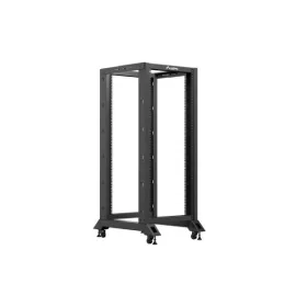   Lanberg OR01-6827-B 19" 27U SZÉL:600mm MÉLY:800mm MAG:1472mm lapraszerelt fekete rack keret