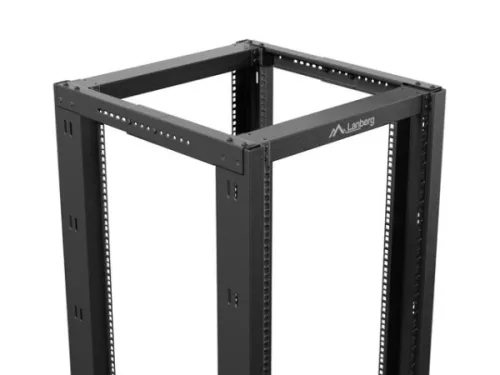 Lanberg OR01-6827-B 19" 27U SZÉL:600mm MÉLY:800mm MAG:1472mm lapraszerelt fekete rack keret