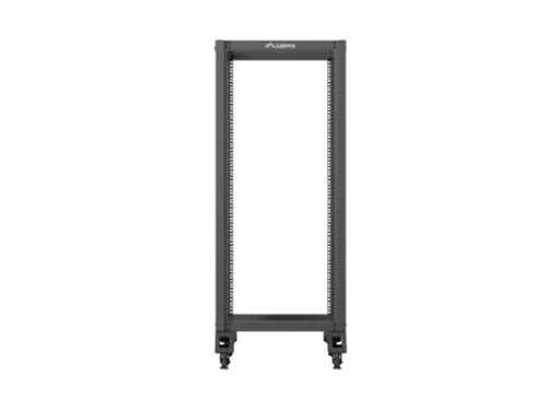 Lanberg OR01-6827-B 19" 27U SZÉL:600mm MÉLY:800mm MAG:1472mm lapraszerelt fekete rack keret