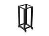 Lanberg OR01-6827-B 19" 27U SZÉL:600mm MÉLY:800mm MAG:1472mm lapraszerelt fekete rack keret