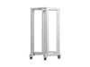 Lanberg OR01-6827-S 19" 27U SZÉL:600mm MÉLY:800mm MAG:1472mm lapraszerelt szürke rack keret