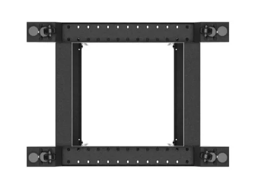 Lanberg OR01-6832-B 19" 32U SZÉL:600mm MÉLY:800mm MAG:1694mm lapraszerelt fekete rack keret
