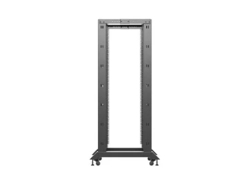 Lanberg OR01-6832-B 19" 32U SZÉL:600mm MÉLY:800mm MAG:1694mm lapraszerelt fekete rack keret