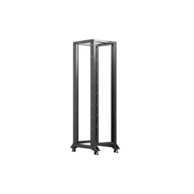   Lanberg OR01-6842-B 19" 42U SZÉL:600mm MÉLY:800mm MAG:2138mm lapraszerelt fekete rack keret