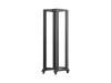 Lanberg OR01-6842-B 19" 42U SZÉL:600mm MÉLY:800mm MAG:2138mm lapraszerelt fekete rack keret