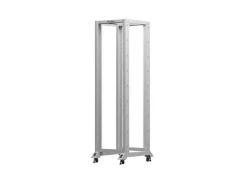 Lanberg OR01-6842-S 19" 42U SZÉL:600mm MÉLY:800mm MAG:2138mm lapraszerelt szürke rack keret
