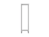Lanberg OR01-6842-S 19" 42U SZÉL:600mm MÉLY:800mm MAG:2138mm lapraszerelt szürke rack keret