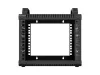 Lanberg OR10-2304-B 10" 4U 280x300 MAX:60kg nyitott mini fekete rack szekrény