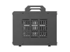 Lanberg OR10-2304-B 10" 4U 280x300 MAX:60kg nyitott mini fekete rack szekrény