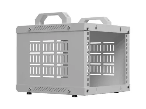 Lanberg OR10-2304-S 10" 4U 280x300 MAX:60kg nyitott mini szürke rack szekrény