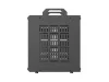 Lanberg OR10-2306-B 10" 6U 280x300 MAX:60kg nyitott mini fekete rack szekrény