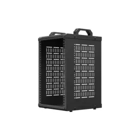   Lanberg OR10-2309-B 10" 9U 280x300 MAX:60kg nyitott mini fekete rack szekrény