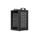 Lanberg OR10-2309-B 10" 9U 280x300 MAX:60kg nyitott mini fekete rack szekrény