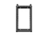 Lanberg OR10-2309-B 10" 9U 280x300 MAX:60kg nyitott mini fekete rack szekrény