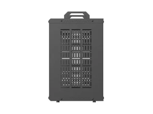 Lanberg OR10-2309-B 10" 9U 280x300 MAX:60kg nyitott mini fekete rack szekrény