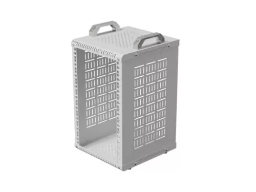 Lanberg OR10-2309-S 10" 9U 280x300 MAX:60kg nyitott mini szürke rack szekrény