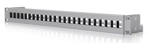 Ubiquiti UACC-RACK-PANEL-PATCH-BLANK-24 19" 1U moduláris ezüst színű üres patch panel