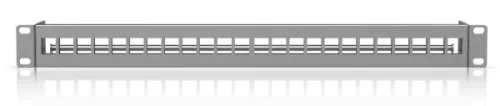 Ubiquiti UACC-RACK-PANEL-PATCH-BLANK-24 19" 1U moduláris ezüst színű üres patch panel