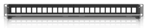 Ubiquiti UACC-RACK-PANEL-PATCH-BLANK-24 19" 1U moduláris ezüst színű üres patch panel