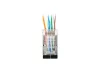Lanberg PLS-5000EZ Cat.5e FTP RJ45 8P8C moduláris árnyékolt átvezetős csatlakozó dugó 100db/csomag