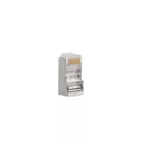   Lanberg PLS-6000EZ Cat.6 FTP RJ45 8P8C moduláris árnyékolt átvezetős csatlakozó dugó 100db/csomag